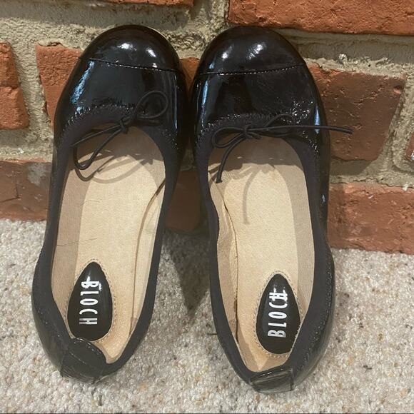Black Patent Leather Ballet Flats sz 11.5 Girls - Picture 5 of 7